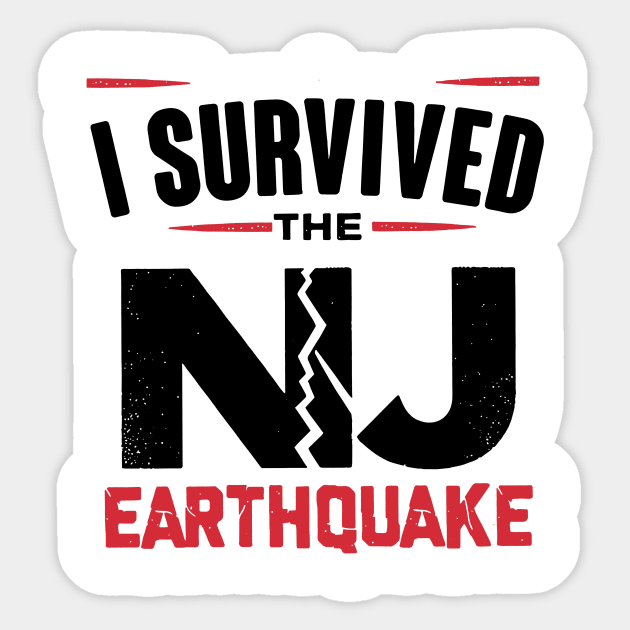 I Survived New Jersey Earthquake The NYC Sticker by TDH210